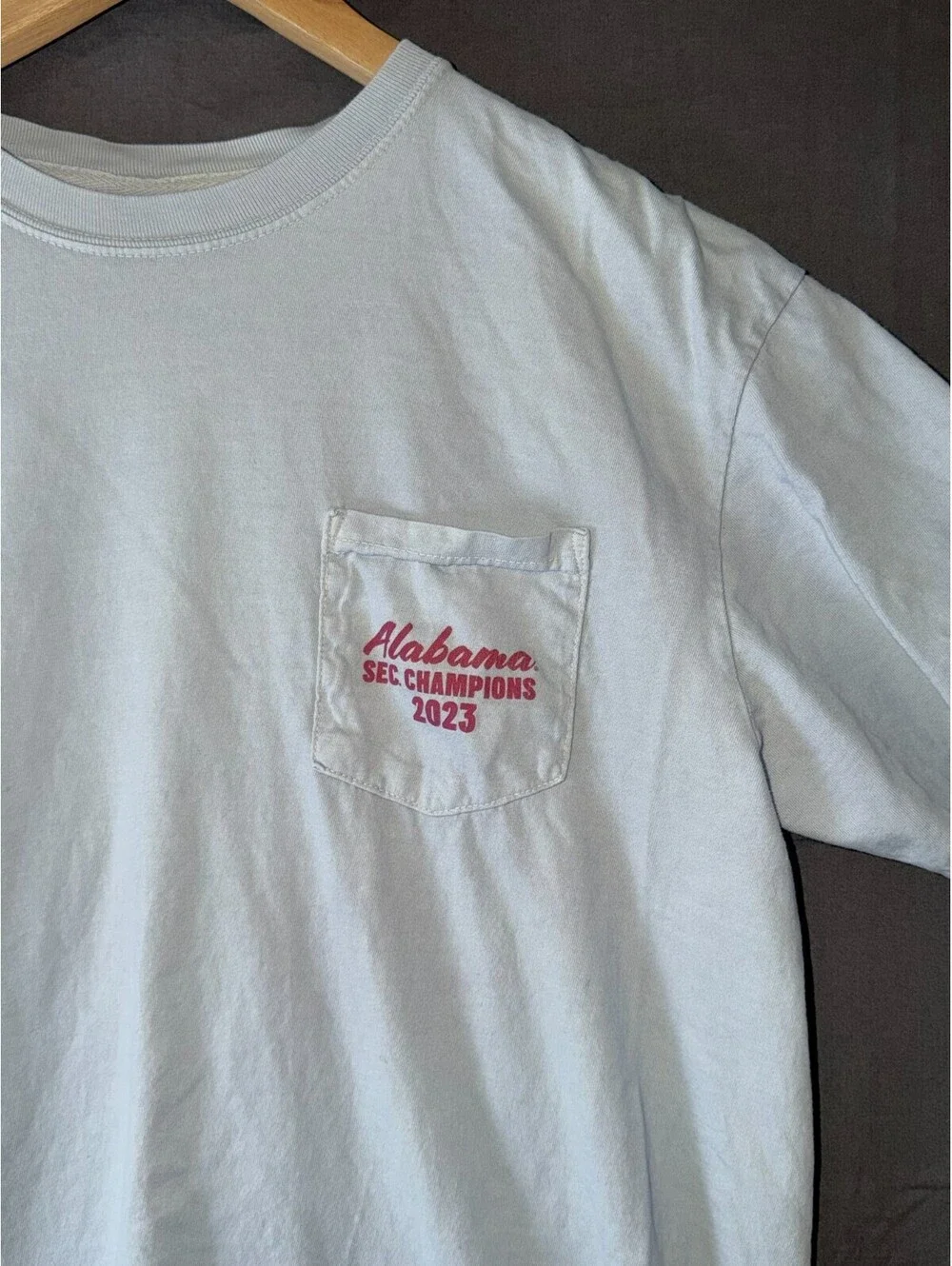 Alabama 2023 SEC Champions  T‑Shirt Large Crimson Tide Football Tee